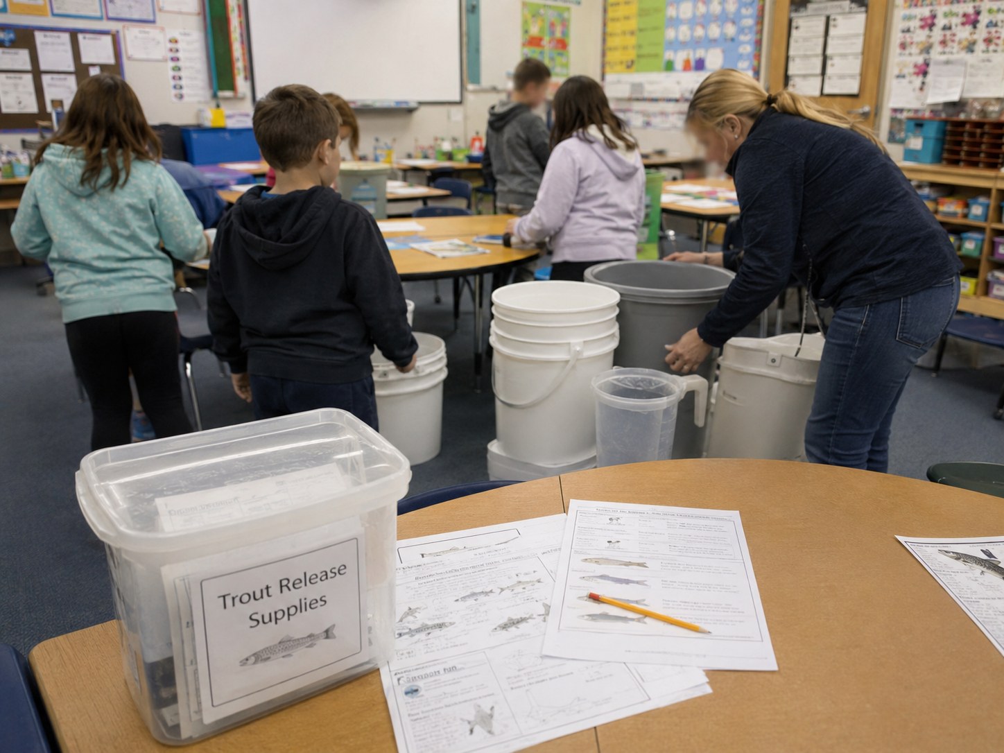 Third Grade Trout Release Scheduled for Later This Month photo