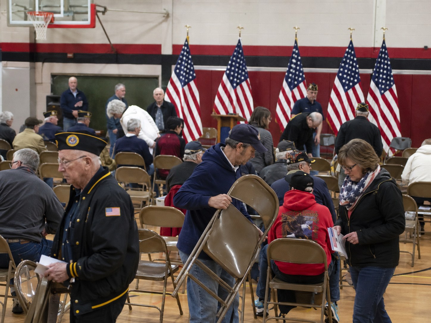 Memorial Day Program Moved Indoors, Then Back Out photo