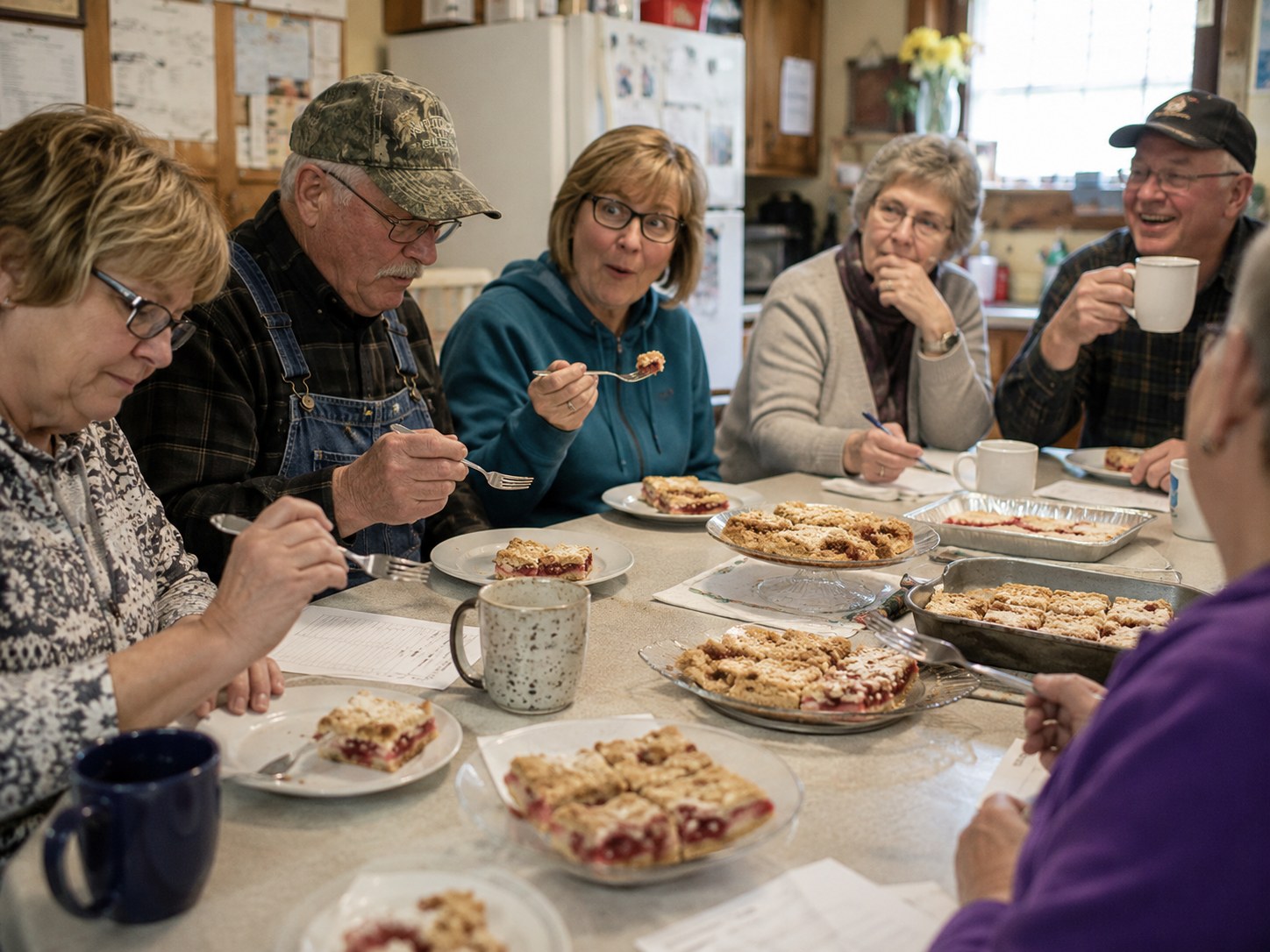 Eunice Reviews Rhubarb Bars From Three Kitchens photo