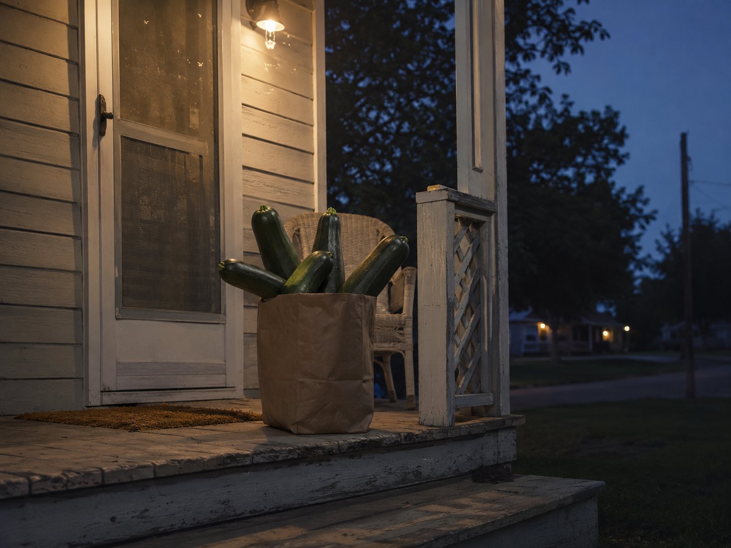 Vern Was Surprised, the Zucchini Has Landed, and the Dishes Are Migrating Home photo