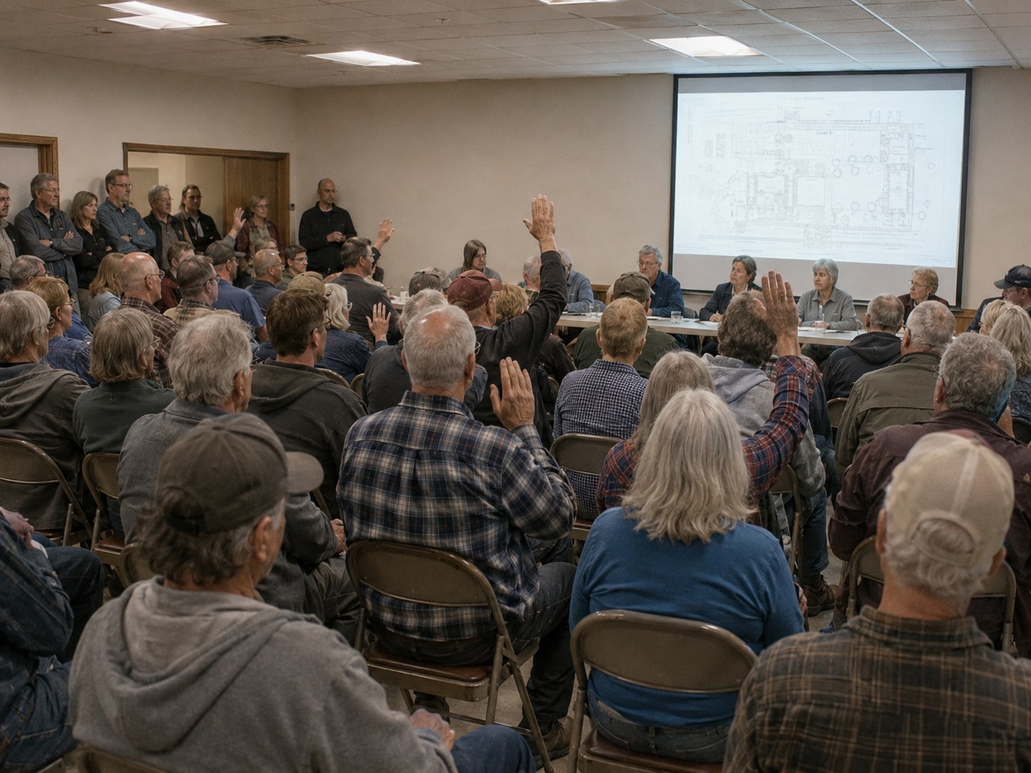 Eighteen Houses, One Pasture, and the Most Crowded Room in Misquah Since the Lutefisk Vote photo