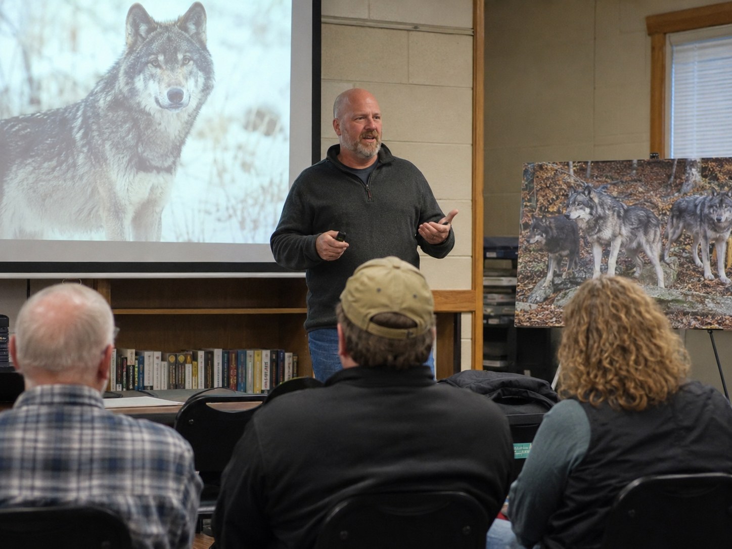 Solberg Clears the Wolves; Library Contemplates a Tier It Does Not Have photo