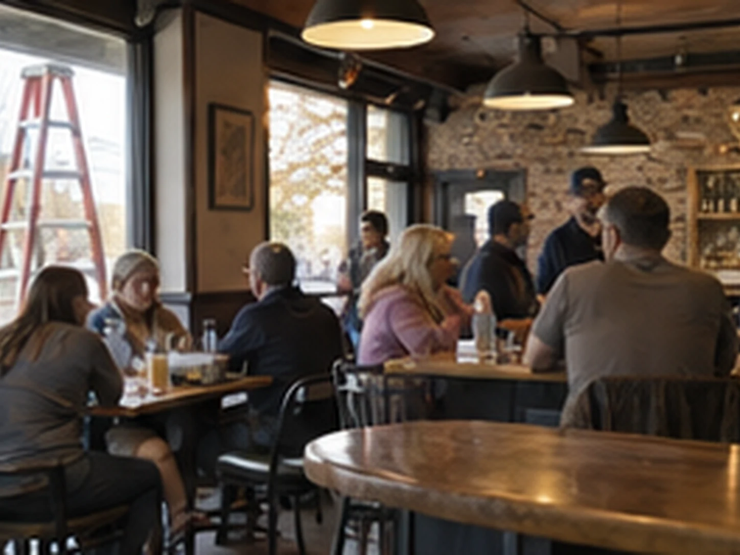 Mud Lake Brewing taproom on a Saturday afternoon